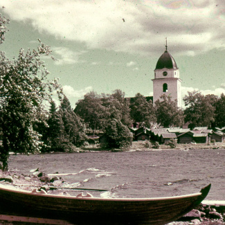 Övrigt Kyrka Sjö Båt Siljan