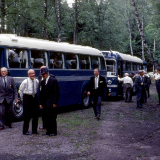 Fabrik Pensionärsutflykt Forsakar Kristinehov 1960