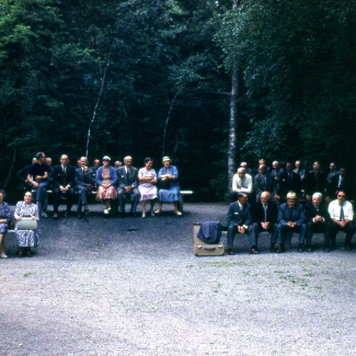 Fabrik Pensionärsutflykt Forsakar Kristinehov 1960