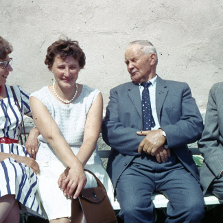 Fabrik Pensionärsutflykt Forsakar Cristinehof 1960