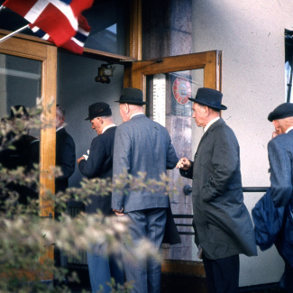 Fabrik Pensionärsutflykt Kyrkhult 1964