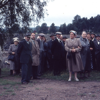 Fabrik Pensionärsutflykt Ballingslöv 1958