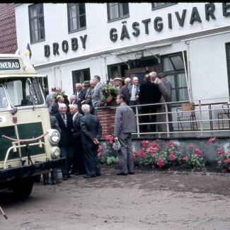 Fabrik Pensionärsutflykt Ballingslöv 1958