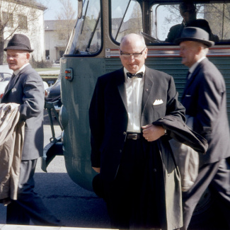Fabrik Pensionärsutflykt Ballingslöv 1958