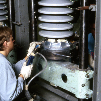 Fabrik Isolatorfabriken Montering