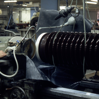 Fabrik Isolatorfabriken Isolatorer Slipning
