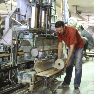 Fabrik Isolatorfabriken Isolatorer Pressning Lera