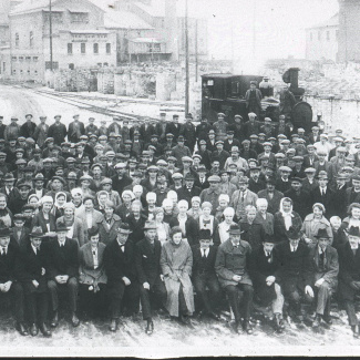 Fabrik Ifö Kaolin & Chamottefafriks AB Personal 1910-tal