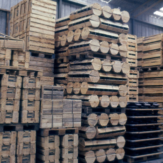 Fabrik Isolatorfabriken Isolatorer Packade Lager