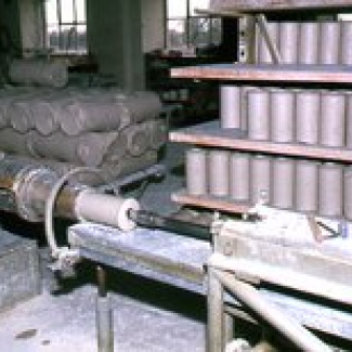 Fabrik Isolatorfabriken Pressad Massa