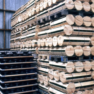 Fabrik Isolatorfabriken Isolatorer Packade Lager