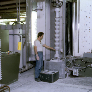 Fabrik Isolatorfabriken Isolator Svarvning