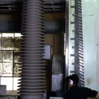 Fabrik Isolatorfabriken Isolator Svarvning