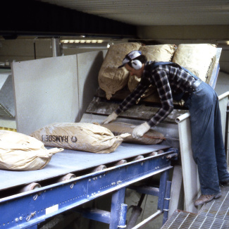 Fabrik Iföverken Malverket Transportband 1980