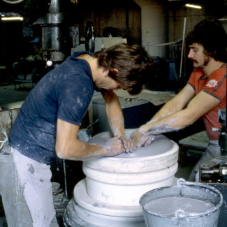 Fabrik Iföverken Isolatorfabriken Informning 1980