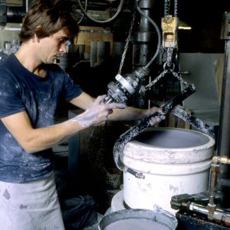 Fabrik Iföverken Isolatorfabriken Informning 1980