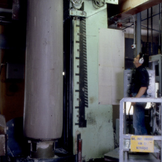 Fabrik Iföverken Isolatorfabriken Isostatämne för Svarvning 1980