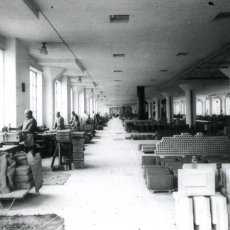 Fabrik Iföverken Chamottetillverkning 1950