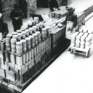 Fabrik Iföverken Chamottetillverkning Bränt Gods 1950