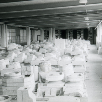 Fabrik Iföverken Gipsverkstan 1950