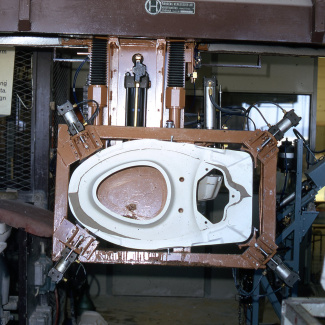 Fabrik Iföverken Sanitetsgodsfabriken SP2 Avformning 1968