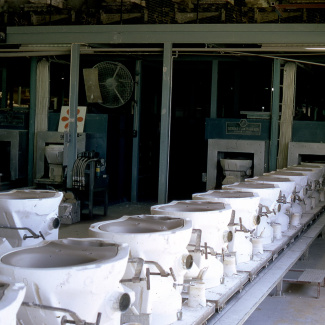 Fabrik Iföverken Sanitetsgodsfabriken SP2 Mellantork 1968