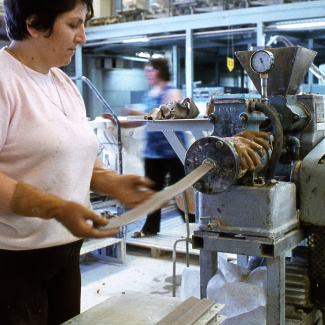 Fabrik Iföverken Sanitetsgodsfabriken SP2 Inlägg Massa 1968