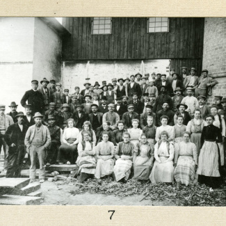 Fabrik Ifö Kaolin & Chamottefabriks AB Personal Chamottefabriken 1903