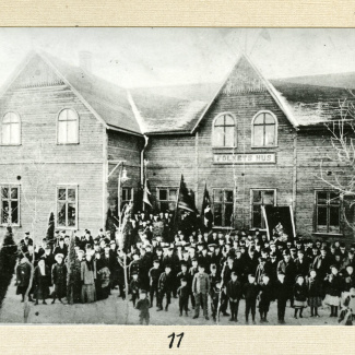 Bromölla Storgatan Invigning av Fokets Hus 15/11 1908 Revs 1939