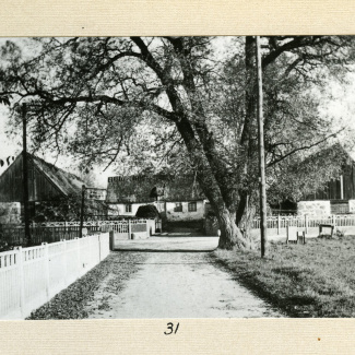 Bromölla "Gamla Tian" Revs 1944 Låg där Korsning Tiansväg Tunnbygatan
