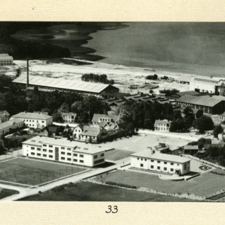 Bromölla Flygfoto Bromölla Centrum Torget 1938