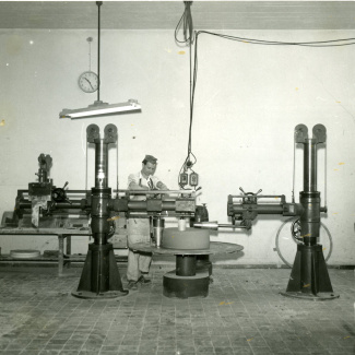 Fabrik Iföverken Isolatorfabriken Massavalsning 1950