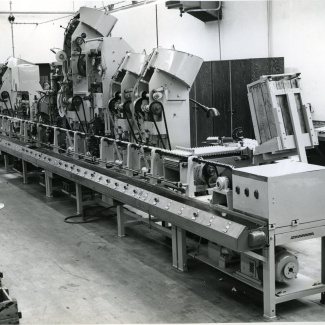 Fabrik Iföverken Pressgodsfabriken Proppabandet 1970