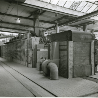 Fabrik Iföverken Sanitetsgodsfabriken Tunnelugn 1950