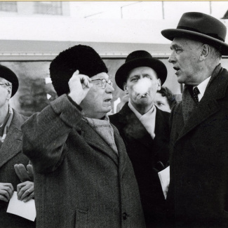 Fabrik Iföverken Bevillningsutskott studieresa från Kristianstad 1958