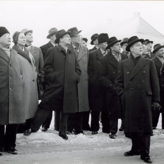 Fabrik Iföverken Bevillningsutskott studieresa från Kristianstad 1958
