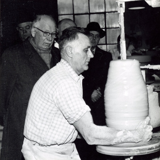 Fabrik Iföverken Bevillningsutskott studieresa från Kristianstad 1958