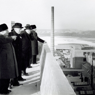 Fabrik Iföverken Bevillningsutskott studieresa från Kristianstad 1958