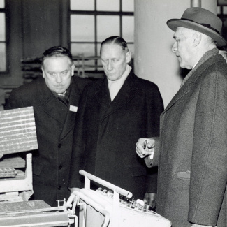 Fabrik Iföverken Bevillningsutskott studieresa från Kristianstad 1958