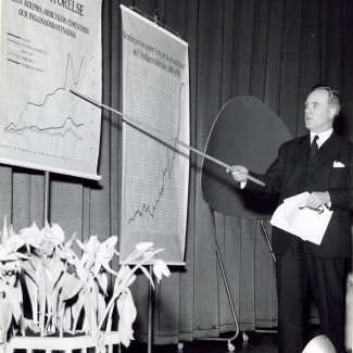 Fabrik Iföverken Bevillningsutskott studieresa från Kristianstad 1958