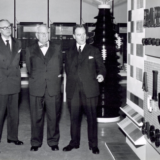 Fabrik Iföverken Bevillningsutskott studieresa Utställningen 1958