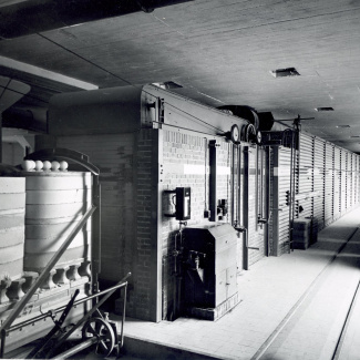 Fabrik Iföverken Isolatorfabriken Tunnelugn 1930