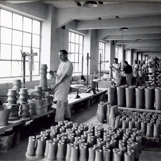 Fabrik Iföverken Isolatorfabriken Drejning 1930