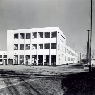 Fabrik Iföverken Golvplattfabriken 1950