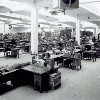 Fabrik Iföverken Pressgodsfabriken Packning 1950
