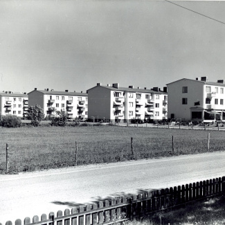 Bromölla Ågatan Fjälkingegatan Hus 1940