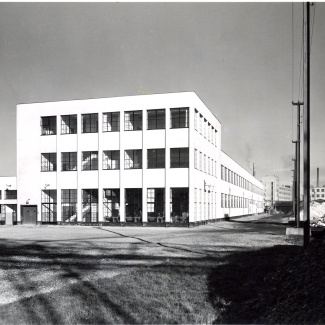 Fabrik Iföverken Golvplattfabriken 1950