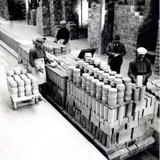 Fabrik Iföverken Färdigt Chamottegods Tegelladen 1940