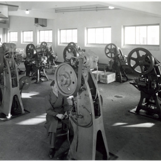 Fabrik Iföverken Pressgodsfabriken Maskinpressning 1940