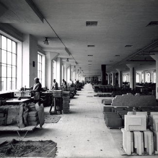 Fabrik Iföverken Chamottefabriken Klappning Tegel 1940